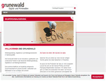 Tablet Screenshot of grunewaldkassel.de